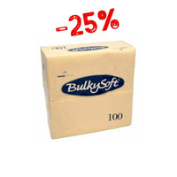 Bulky Soft Servet Crème - 40x40cm - (4x100pcs.)